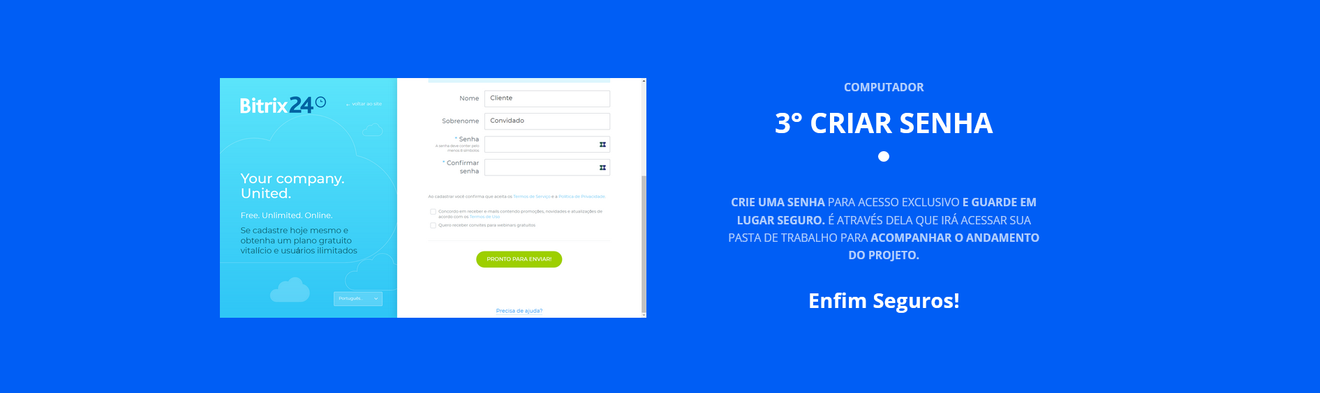 4 CRIAR SENHA - PC